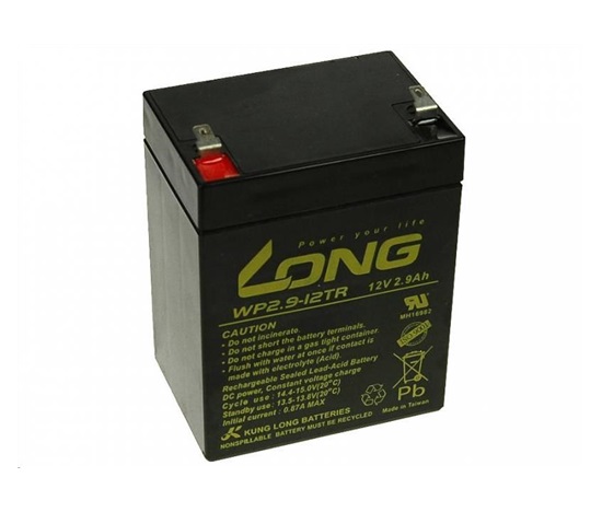 Long 12V 2,9Ah akumulator kwasowo-ołowiowy F1