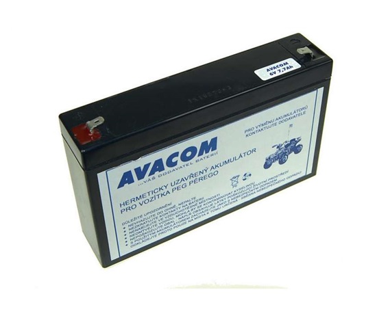 AVACOM Náhradní baterie (akumulator kwasowo-ołowiowy) 6V 7Ah do wózka Peg Pérego F1