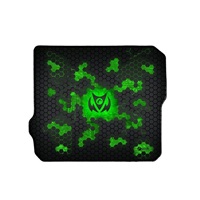 C-TECH herní podložka pod myš ANTHEA CYBER GREEN, 320x270x4mm, obšité okraje