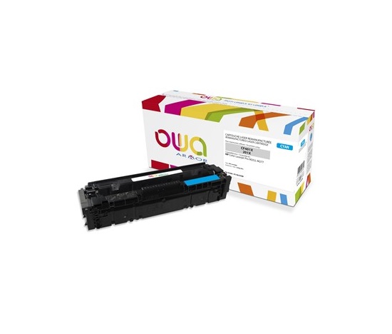 Toner OWA Armor do HP CLJ MFP 277, 2300 stron, CF401X, cyan