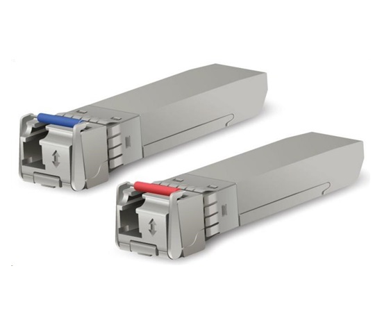 UBNT U Fiber UF-SM-10G-S, 2-PACK [2ks (1 pár) SFP 10G WDM modulů, Single-Mode, BiDi, LC konektor]