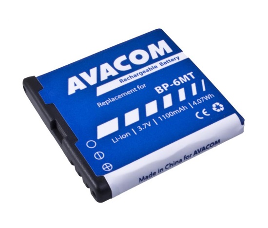 AVACOM bateria do telefonu komórkowego Nokia E51, N81, N81 8GB, N82, Li-Ion 3,6V 1100mAh (zapas BP-6MT)
