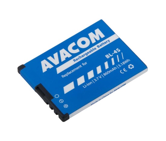 AVACOM bateria do telefonu komórkowego Nokia 3600 Slide, 2680 Li-Ion 3,7V 860mAh (zapas BL-4S)