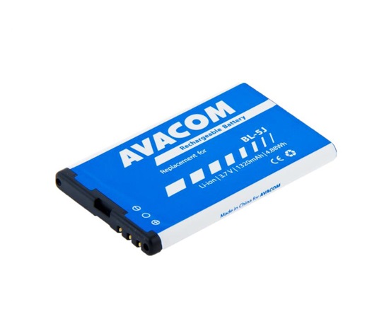 AVACOM bateria do telefonu komórkowego Nokia 5230, 5800, X6 Li-Ion 3,7V 1320mAh (zapas BL-5J)