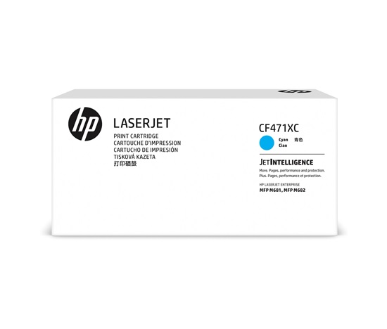 HP Contractual High Yield Cyan Original LaserJet Toner Cartridge (CF471XC) - CONTRACT (23,000 pages)