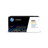 HP 655A Yellow Original LaserJet Toner Cartridge (CF452A) (10,500 pages)