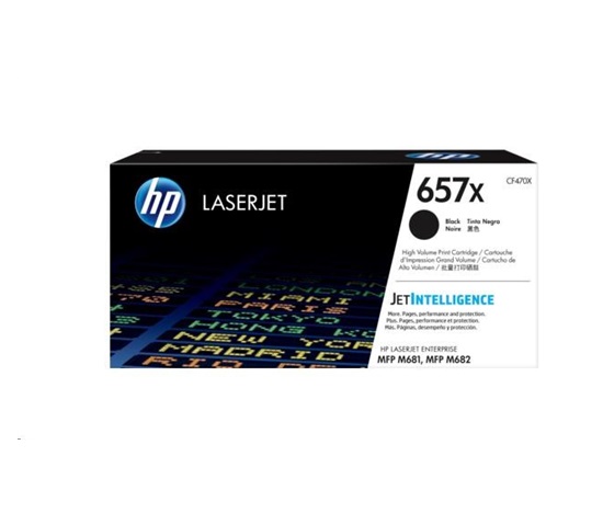 HP 657X High Yield Black Original LaserJet Toner Cartridge (CF470X) (28,000 pages)