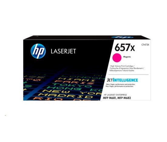 HP 657X High Yield Magenta Original LaserJet Toner Cartridge (CF473X) (23,000 pages)