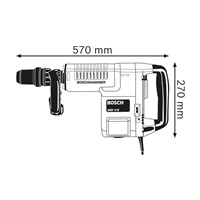 Bosch GSH 11E sekací kladivo s SDS max, 1500 W, 16.8 J, 900 – 1.890 příklepů/min