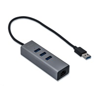 i-tec USB 3.0 Metal HUB 3 Port + Gigabit Ethernet Adapter