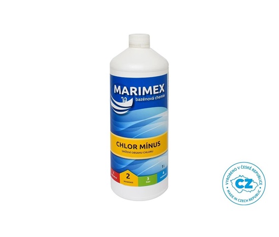 Marimex Chlor mínus 1 l - bazénová chemie - DEZINFEKCE