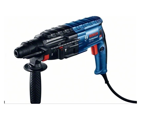 Bosch GBH 240 vrtací kladivo s SDS plus, 790 W, energie příklepu 2.7 J, hloubkový doraz, kufr