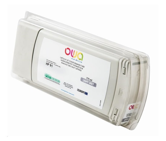OWA Wkład ARMOR do HP DesignJet Z 6100, 775ml, C9466A, light Grey
