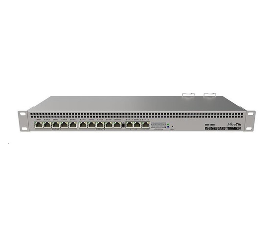 MikroTik RouterBOARD RB1100Dx4 DudeEdition (RB1100AHx4), 1.4GHz Quad-Core CPU, 1GB RAM, 13x LAN, vč. L6 licence