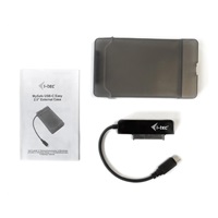 i-tec USB 3.0 MySafe Easy, rámeček na externí pevný disk 9,5mm / 2.5" USB-C 3.1 Gen2, černý
