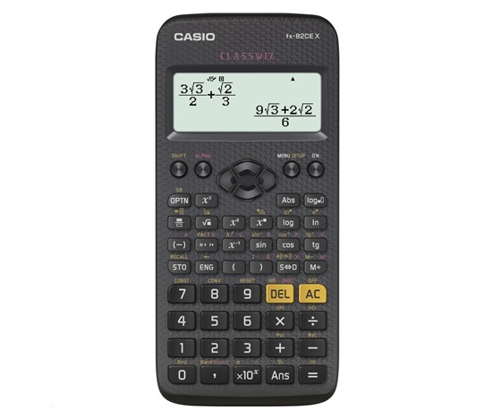 CASIO kalkulačka FX 82 CE X, černá, školní