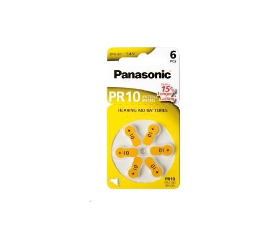 PANASONIC Zinkovzduchová baterie PR-230(10)/6LB AAA 1,2V (Blistr 6ks)