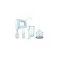 Braun MultiMix 3 HM3135 ruční šlehač, 500 W, 5 rychlostí, rozsáhlé příslušenství, bílý