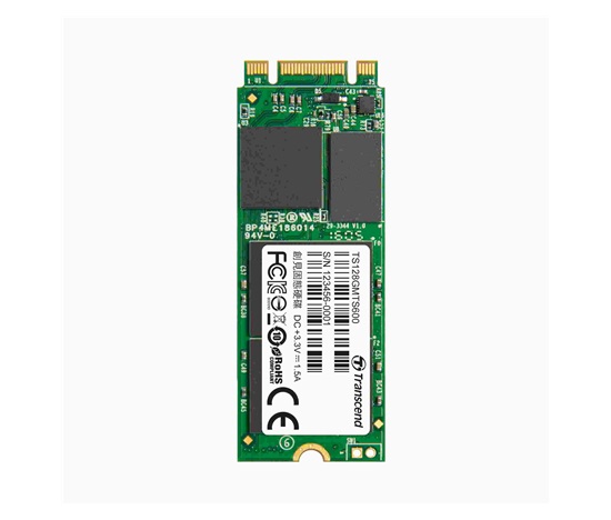 TRANSCEND Industrial SSD MTS600S 128GB, M.2 2260, SATA III 6Gb/s, MLC