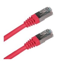 XtendLan patch kabel Cat6A, SFTP, LS0H - 1m, červený