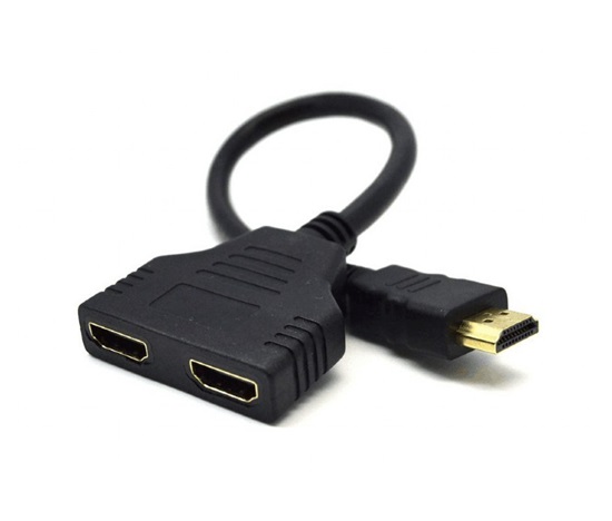 GEMBIRD Dat přepínač  HDMI splitter, pasivní, kabel, 2 cesty