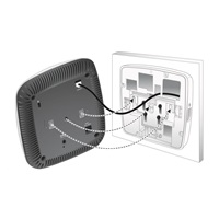 AP-220-MNT-W3 White Low Profile Box Style Secure Large AP Flat Surface Mount Kit