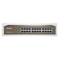 Tenda TEG1024D 24-port Gigabit Ethernet Switch, 10/100/1000 Mbps, fanless, rackmount