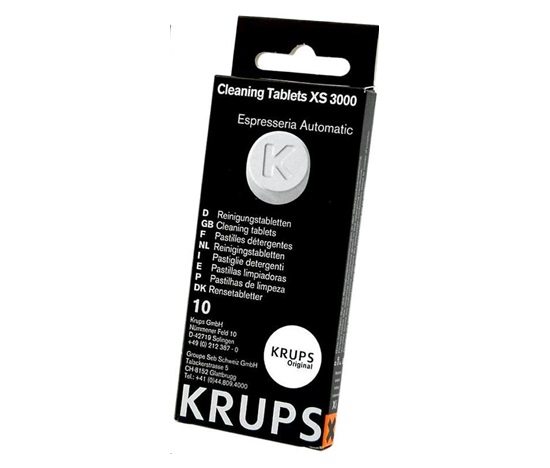 KRUPS XS300010 čisticí tablety pro kávovary KRUPS, 10 ks
