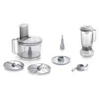 Bosch MCM 3200 W MultiTalent 3 bílá food processor, 800 W, 2.3 l mísa, 30+ funkcí,SmartStorage, nerezové příslušenství