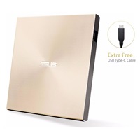 ASUS DVD ZenDrive SDRW-08U9M-U GOLD, External Slim DVD-RW, USB Type-C/Type-A, M-DISC