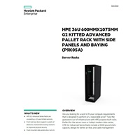 HPE Rack 36U 600mmx1075mm G2 Kitted Advanced Pallet Rack with Side Panels and Baying