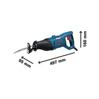 Bosch GSA 1100 pila ocaska, 1100 W, 0 - 2.700 zdvihů/min, výška zdvihu 28 mm