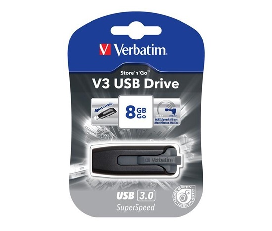 VERBATIM Flash Disk Store 'n' Go V3 8GB USB 3.0