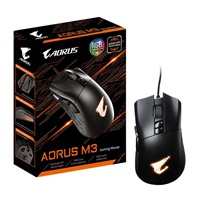 GIGABYTE myš Gaming Mouse AORUS M3, USB, Optical, up to 6400 DPI