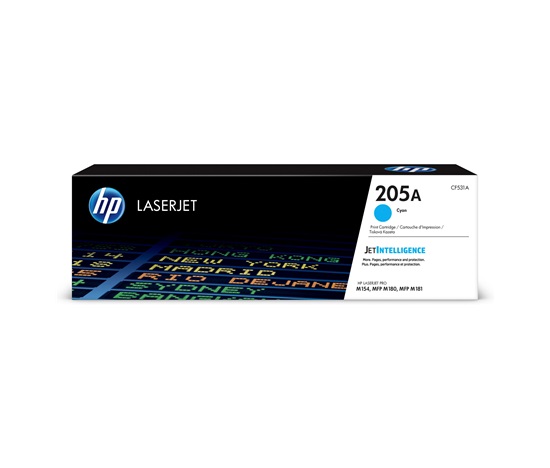HP 205A Cyan Original LaserJet Toner Cartridge (900 pages)