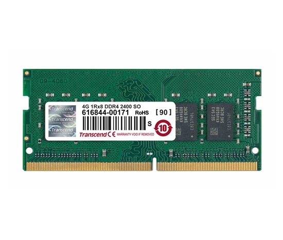 SODIMM DDR4 4GB 2400MHz TRANSCEND 1Rx8 CL17