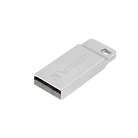 VERBATIM Flash Disk 16GB Metal Executive, USB 2.0, stříbrná
