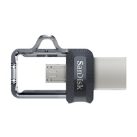 SanDisk Flash Disk 256GB Ultra, Dual USB Drive m3.0, OTG
