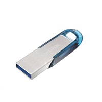 SanDisk Flash Disk 128GB Ultra Flair, USB 3.0, tropic modrá
