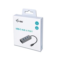 i-tec USB-C Metal 4-portový HUB