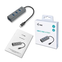 i-tec USB-C Metal 4-portový HUB