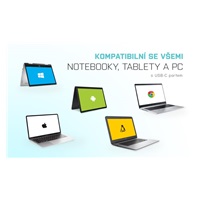 i-tec USB-C Metal 4-portový HUB