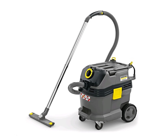 Karcher NT 30/1 Tact víceúčelový průmyslový vysavač, 1380 W, 30 l, 69 dB, 74 l/s, PES filtr, kovová kola