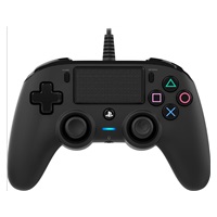 Nacon Wired Compact Controller - ovladač pro PlayStation 4 - černý