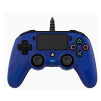 Nacon Wired Compact Controller - ovladač pro PlayStation 4 - modrý