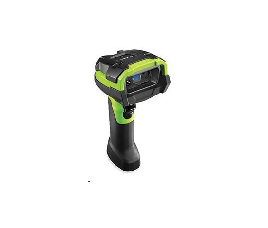 Zebra průmyslová čtečka DS3608-HP 2D odolná GREEN, vibrace USB KIT