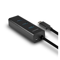 AXAGON HUE-S2C, 4x USB 3.0 CHARGING hub, złącze zasilania micro USB, kabel USB-C 40cm