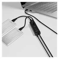 AXAGON HUE-S2BP, 4x USB 3.0 CHARGING hub, w komplecie zasilacz sieciowy, kabel USB-A 1,2m