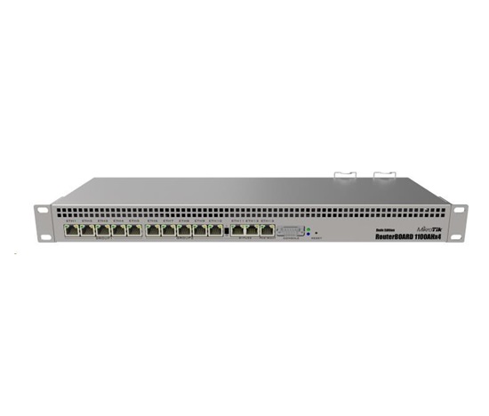 MikroTik RouterBOARD RB1100AHx4 (RB1100x4), 1.4GHz Quad-Core CPU, 1GB RAM, 13x LAN, vč. L6 licence