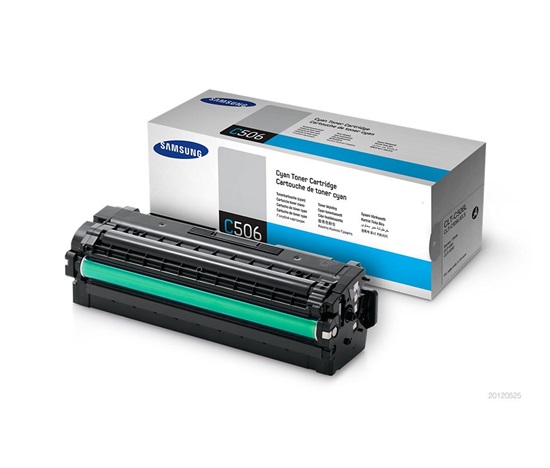 HP - Samsung CLT-C506L High Yield Cyan Toner Cartridge (3,500 pages)